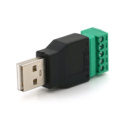 Разъем для подключения USB (5 контактов) с клеммами под кабель Q100