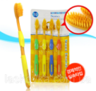 Бамбукові зубні щітки з нанозолотом 4 шт.