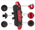 Ліхтар габаритний задній BC-TL5411 5 світлодіодів USB (красный)