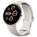 Смарт-годинник Google Pixel Watch 3 45 mm Wi-Fi Polished Silver Aluminum Case/Porcelain Active Band (Код товару:40622)