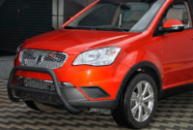 Кенгурятник WT005 Black (нерж.) для SsangYong Korando 2010-2019 гг