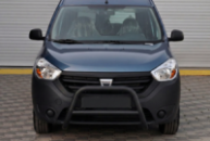 Кенгурятник WT006 Black (нерж.) для Dacia Dokker 2013-2022 гг