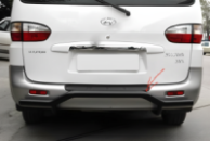 Задняя дуга AK-005 Черная (нерж.) для Hyundai H200, H1, Starex 1998-2007 гг