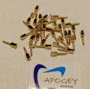 Штифты анкерные позолоченые S1 (ApogeyDental), 12 шт/уп