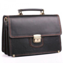 Барсетка шкіряна класична ручна робота Чорний (1939512663)