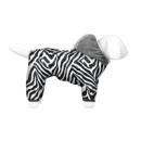 Комбінезон для собак WAUDOG Clothes малюнок «Зебра», L55, В 77-79 см, С 47-50 см