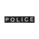 Змінний надпис «Dog Extremе» «POLICE» великий для шлеї «POLICE» 3-4 розміру чорний, чорний