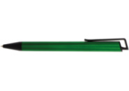 Ручка кулькова ECONOMIX PROMO BERLIN. Корпус зелений, пише синім.