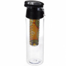 Бутылка для напитков My Bottle с колбой под фрукты (700MB) Черная