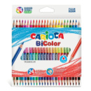Набор цветных карандашей Carioca Bi-Color 43031 24 цвета