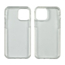 Чехол clear protective with frame для Apple iPhone 12 прозрачный Люкс