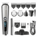 Мультистайлер VidShop VGR V-105 (5 в 1): водонепроникний професійний тример з LED-дисплеєм та підставкою для зберігання