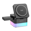 Бездротовий Зарядний Пристрій Borofone BQ34 3 in1 Magnetic 15W For  iWatch