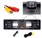 Автомобільна рамка для номера JX 9488 з камерою заднього виду та LED-підсвічуванням