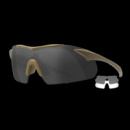 Wiley X VAPOR 2.5 Сірі/Прозорі лінзи Защитные баллистические очки Серые/Прозрачные линзы