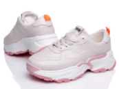 Кросівки жіночі Prime NK02 WHITE-BEIGE