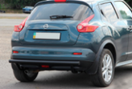 Задняя дуга AK002 Черная (нерж. сталь) для Nissan Juke 2010-2019 гг