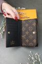 Гаманець Louis Vuitton книжка чорний LUX якість