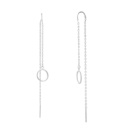Серебряные серьги CatalogSilver без камней (2022916)