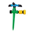 Ороситель для полива с креплением 3/4« - 1/2», поливалка для огорода вращающаяся, система полива