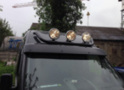 Передняя дуга Black (нерж. сталь) для Volkswagen Crafter 2016- гг