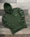 Худи утепленный Nike хаки
