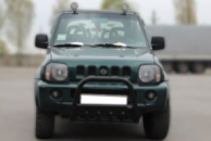 Кенгурятник F2-01 Black (нерж) для Suzuki Jimny 1998-2018 гг