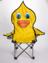 Кресло туристическое для ребенка 34х58х65 см с подстаканником Желтый SJ-0065Y