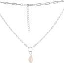 Серебряное колье CatalogSilver с натуральным жемчугом барочным, вес изделия 8,92 гр (2115687) 460510 размер