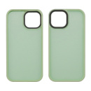 Чехол Colorful Matte Case для Apple iPhone 12/ 12 Pro светло-зеленый Люкс