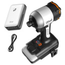 Аккумуляторный ударный винтоверт Litheli бесщеточный, питание от павербанка (УМБ Litheli Power Bank 10000 mAh, 45W, 2А в