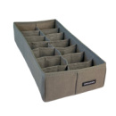Органайзер ORGANIZE на 14 ячеек для трусов или носков 35х17х8 см (серый)