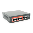 4- портовый управляемый PoE коммутатор YOSO YO204D -52 с 4 портами POE 100Мбит + 2 UP-Link 100Мбит 52V/52W. APP-Amitres