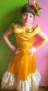 Карнавальное платье Золотая Осень детское