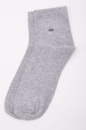 Чоловічі шкарпетки, середньої висоти, світло-сірого кольору, 167R354
