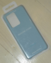 Чехол Samsung Silicone Cover для Samsung S20 Ultra G988 Blue (EF-PG988TLEGRU)