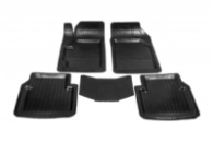 Резиновые коврики с бортом (5 шт, Polytep) для Chevrolet Spark 2009-2015 гг