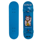 Скейтборд деревянный синий Cat «LUKAI»