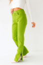 Трендові джинси з розпірками Barley — салатовий колір, 36р (є розміри)