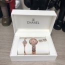 Подарочный Набор Chanel Bracelet/Watch/Earrings Gold