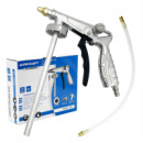 Пневмопистолет для нанесения антигравийных и антикоррозионных покрытий с гибкой насадкой AIRKRAFT
