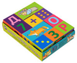 Розумні кубики у піддончику 12 штук. Граємо, читаємо, рахуємо.