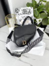Сумочка Dior сідло – в Еко шкірі чорний гладкий