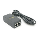 POE инжектор 24V 1A (24Вт) с портами Ethernet 10/100Мбит/с + кабель питания (92*72*50) 0.095 кг (88*45*30)