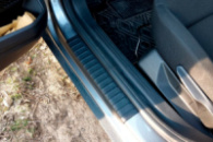 Накладки на внутренние пороги EuroCap (Матовые, 4 шт., ABS) для Dacia Duster 2024- гг