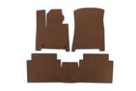 Коврики EVA (2 ряда, Коричневые) для Hyundai Santa Fe 5 2023- гг