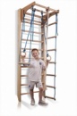 Детский спортивный уголок Комбик-2 с ПЕРЕНОСНЫМ турником безопасно и удобно для маленьких детей высотой 220 см