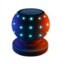 Антипарковочная LED полусфера BRAZZERS BR-250 с подсветкой RGB в вечернее время на солнечной панели габарити В52ХШ46см Вес 147кг