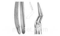 Щипці для видалення верхніх зубів, Fig 51L No3801