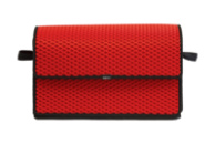 Сумка-органайзер у багажник EVAtech 30x49x25 см ромб червоний чорний кант